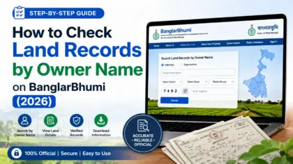 How to check land records by owner name