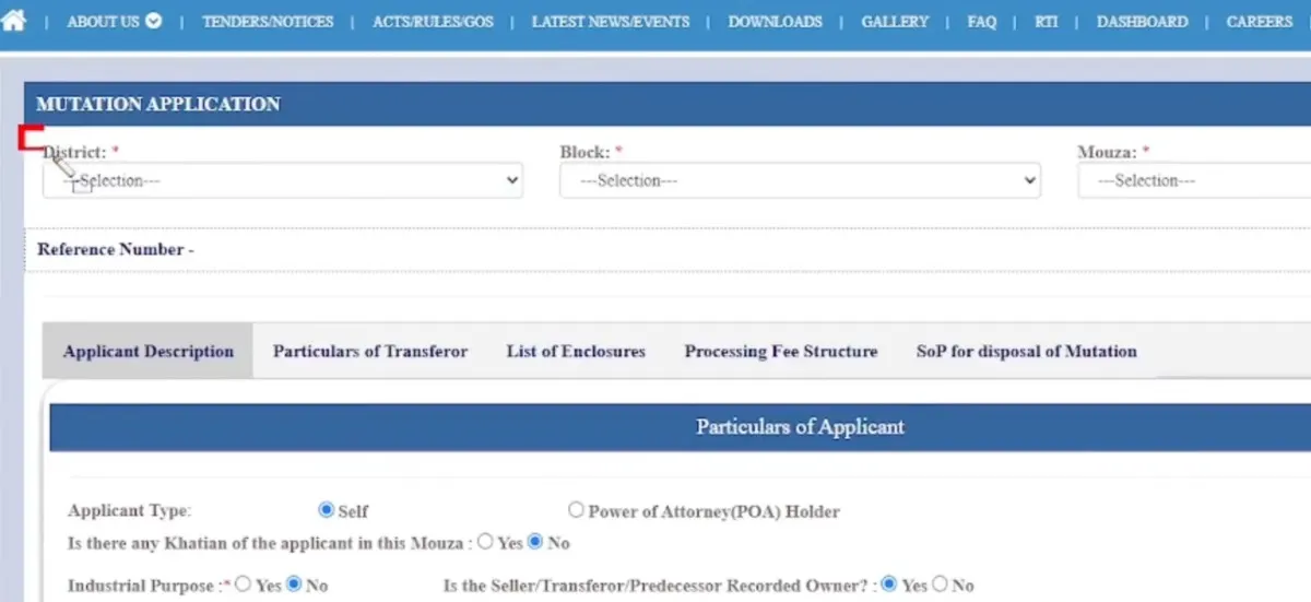 Mutuation Banglar Bhumi Process details