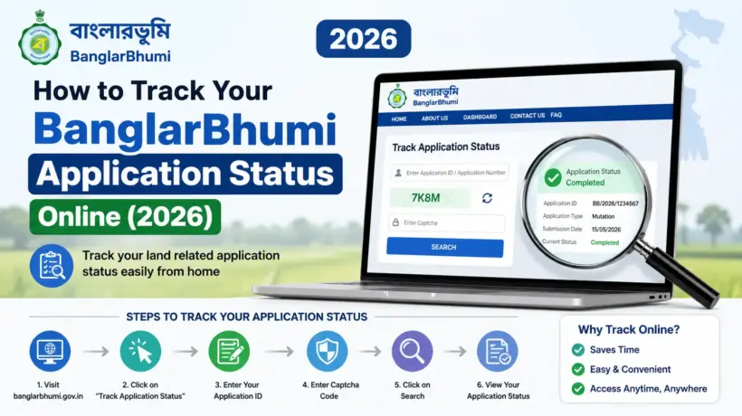 how to track banglarbhumi application status