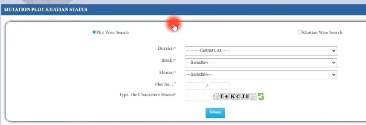 West Bengal Mutuation Status check